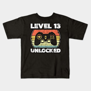 Level 13 Video 13th Birthday Kids T-Shirt